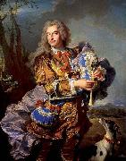 Hyacinthe Rigaud Gaspard de Gueidan playing the musette USA oil painting artist